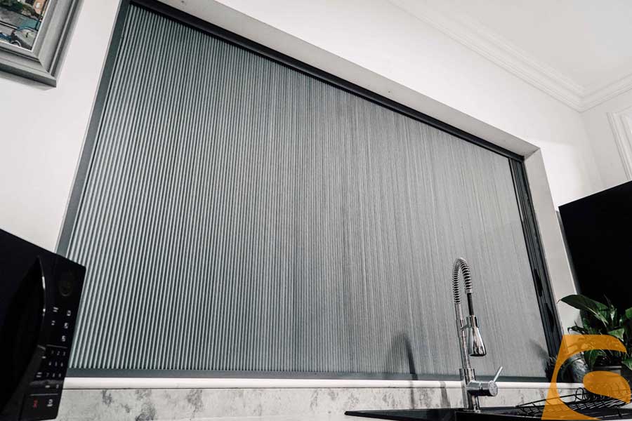 Blind Screen blind with single side operation Blind Screen blind with single side operation