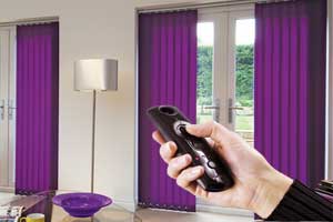 Electric vertical blinds