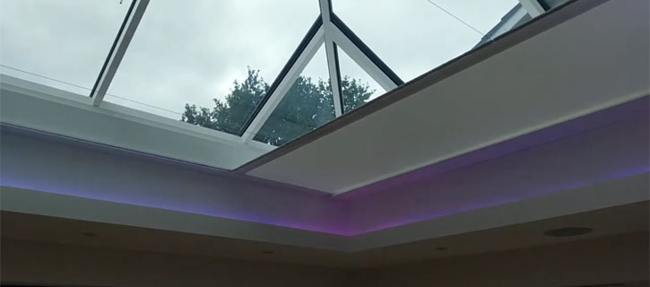 SHY ZIP rooflight blinds from brite blinds