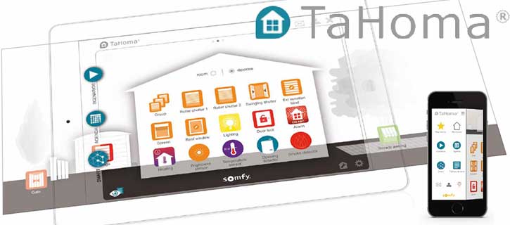 App control with Somfy TaHoma